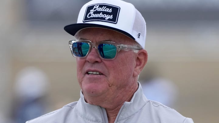 Dallas Cowboys chief operating officer Stephen Jones at training camp at the River Ridge Fields.