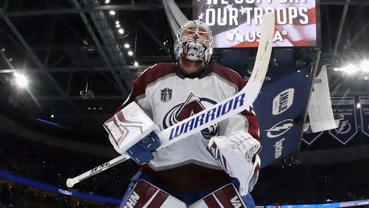 Oilers netminder Stuart Skinner has drawn comparisons to the 2022 version of Darcy Kuemper 