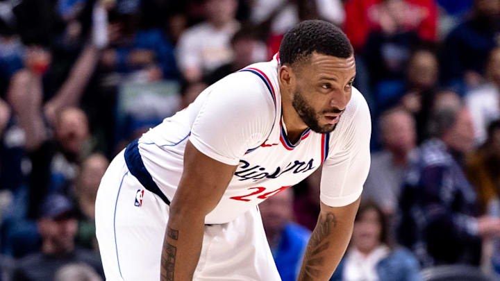 Dec 30, 2024; New Orleans, Louisiana, USA; LA Clippers guard Norman Powell (24) looks on against the New Orleans Pelicans during the first half at Smoothie King Center. Mandatory Credit: Stephen Lew-Imagn Images Dec 30, 2024; New Orleans, Louisiana, USA; LA Clippers guard Norman Powell (24) looks on against the New Orleans Pelicans during the first half at Smoothie King Center. Mandatory Credit: Stephen Lew-Imagn Images