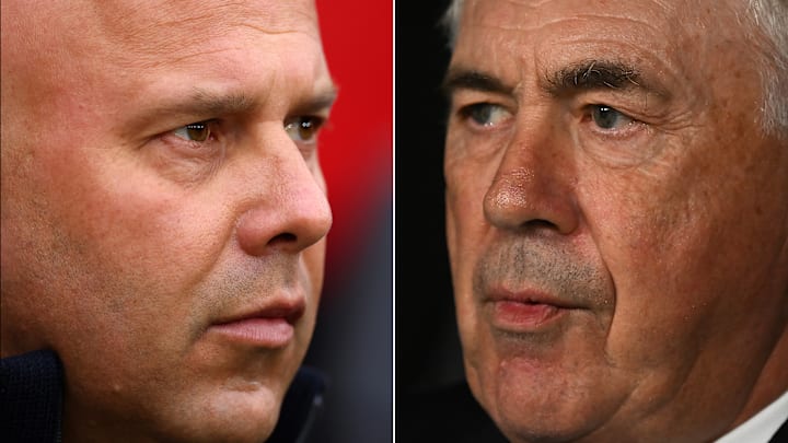 Arne Slot will attempt to take down Carlo Ancelotti and Real Madrid at Anfield