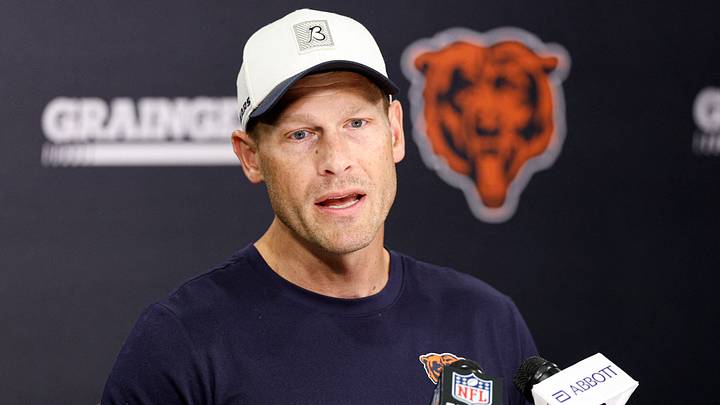 Chicago Bears head coach Ben Johnson
