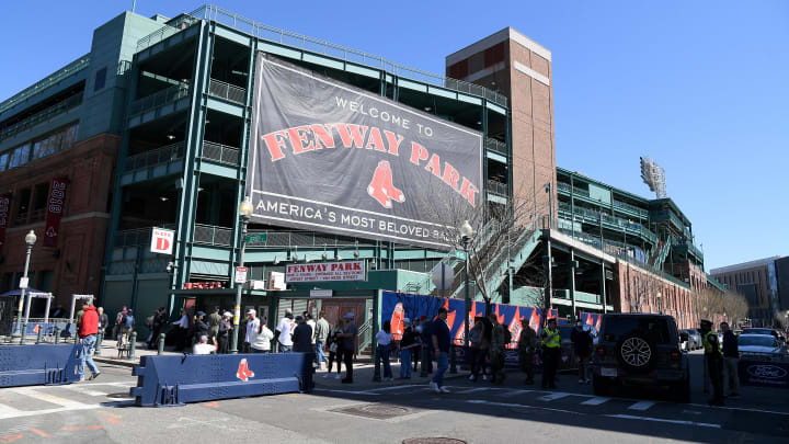 Apr 9, 2024; Boston, Massachusetts, USA; A general view of Fenway Park before the Boston Red Sox home opener against the Baltimore Orioles. Mandatory Credit: Eric Canha-USA TODAY Sports Apr 9, 2024; Boston, Massachusetts, USA; A general view of Fenway Park before the Boston Red Sox home opener against the Baltimore Orioles. Mandatory Credit: Eric Canha-USA TODAY Sports