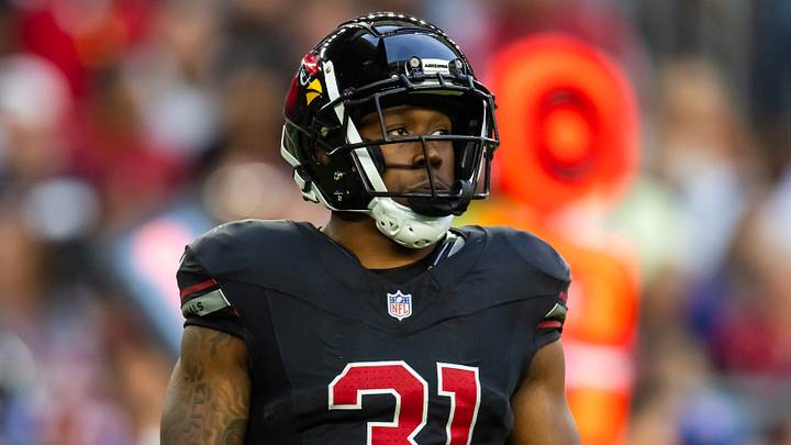 Nov 26, 2023; Glendale, Arizona, USA; Arizona Cardinals running back Emari Demercado (31) against the Los Angeles Rams at State Farm Stadium. Mandatory Credit: Mark J. Rebilas-USA TODAY Sports Nov 26, 2023; Glendale, Arizona, USA; Arizona Cardinals running back Emari Demercado (31) against the Los Angeles Rams at State Farm Stadium. Mandatory Credit: Mark J. Rebilas-USA TODAY Sports