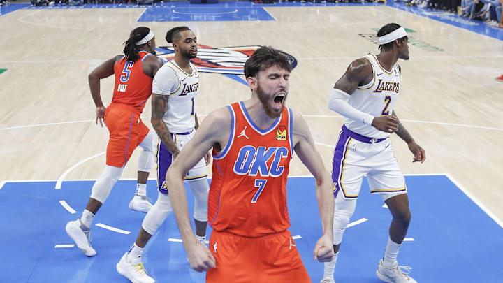Dec 23, 2023; Oklahoma City, Oklahoma, USA; Oklahoma City Thunder forward Chet Holmgren (7)