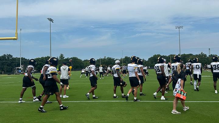 Mizzou football's fall camp practice 8/7 Mizzou football's fall camp practice 8/7