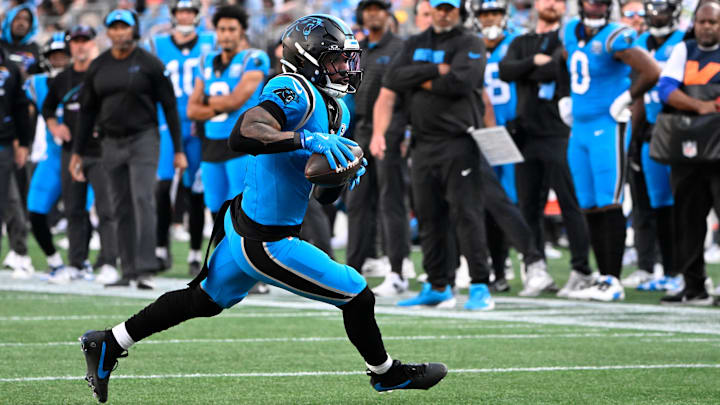 Carolina Panthers running back Miles Sanders