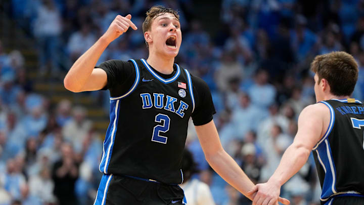 Duke Blue Devils forward Cooper Flagg (2) 