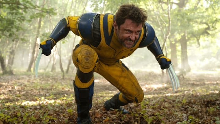 Hugh Jackman as Wolverine/Logan in 20th Century Studios/Marvel Studios' DEADPOOL & WOLVERINE. Photo by Jay Maidment. © 2024 20th Century Studios / © and ™ 2024 MARVEL.