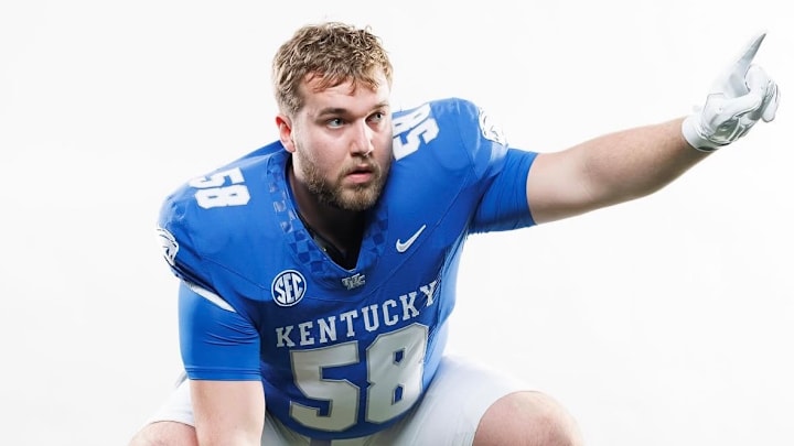 Kentucky offensive lineman Evan Wibberley