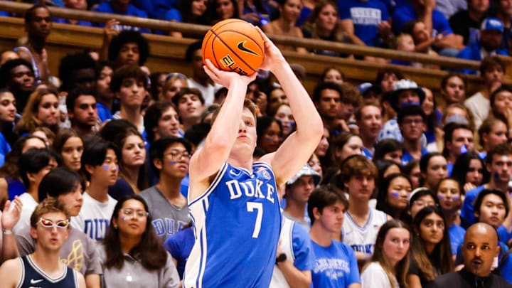 Duke basketball guard/forward Kon Knueppel Duke basketball guard/forward Kon Knueppel