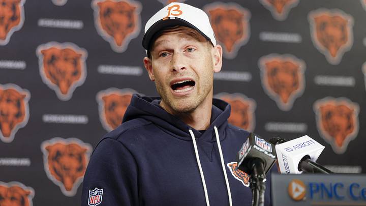 Chicago Bears head coach Ben Johnson. Chicago Bears head coach Ben Johnson.