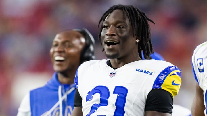 Los Angeles Rams cornerback Derion Kendrick against the Arizona Cardinals at State Farm Stadium.
