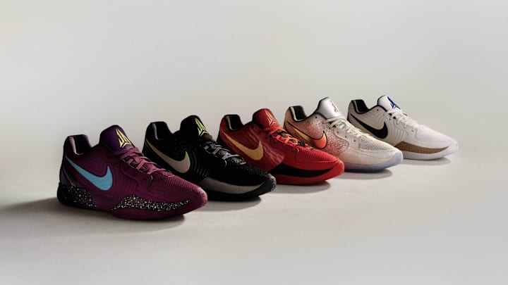 The Nike Ja 2 in five upcoming colorways.