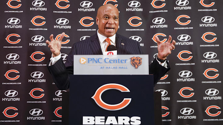 Bears president Kevin Warren says the stadium project has momentum, all while politicians critical to its success are at odds.