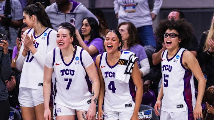 NCAA Tournament Round 1 at Schollmaier Arena TCU vs. UC San Diego. NCAA Tournament Round 1 at Schollmaier Arena TCU vs. UC San Diego.