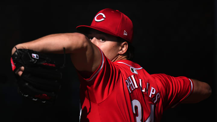 Cincinnati Reds starting pitcher Connor Phillips 