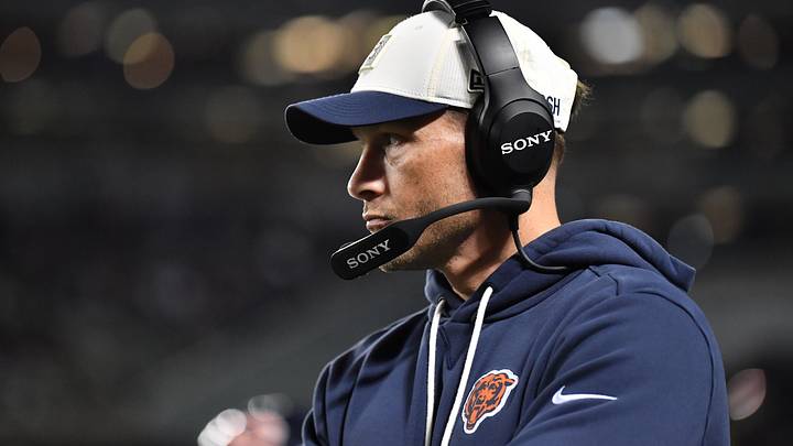 Chicago Bears head coach Ben Johnson