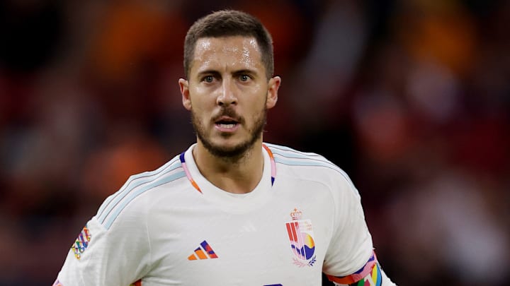 Hazard features in the Belgium squad despite struggling for fitness this season