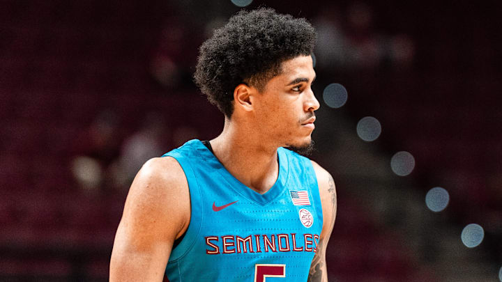 Florida State Seminoles guard Kobe MaGee against the Georgia Southern Eagles | November 21, 2025 Florida State Seminoles guard Kobe MaGee against the Georgia Southern Eagles | November 21, 2025