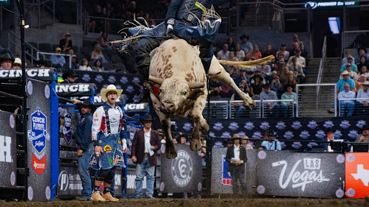 A bull rider
