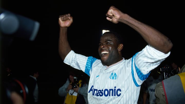 Basile Boli, champion d'Europe en 1993.