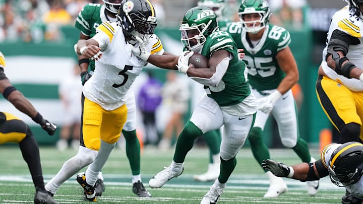 NY Jets running back Breece Hall