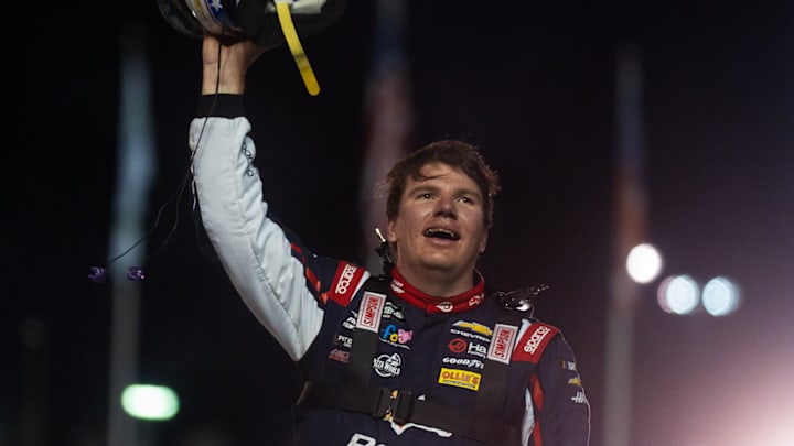 Sheldon Creed is finally a winner in the NASCAR O'Reilly Auto Parts Series after he scored the win thrillingly in Saturday night's event at EchoPark Speedway.