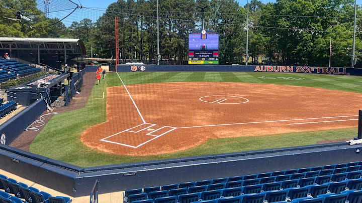 Jane B. Moore Field in Alabama prior to Game 3 between the Crimson Tide and Auburn- April 12, 2026