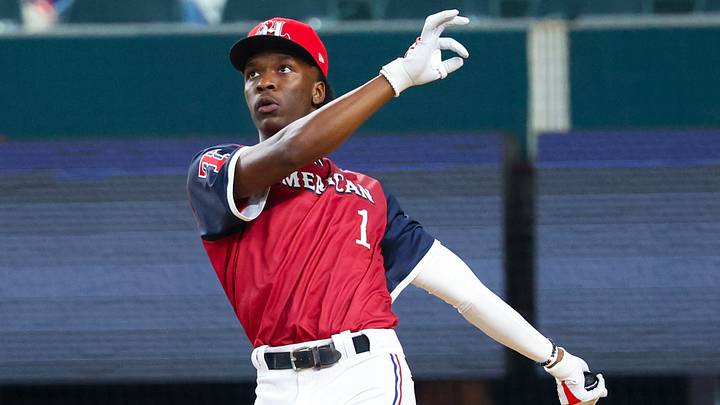 American League Future infielder Sebastian Walcott. Credit: Kevin Jairaj-USA TODAY Sports American League Future infielder Sebastian Walcott. Credit: Kevin Jairaj-USA TODAY Sports