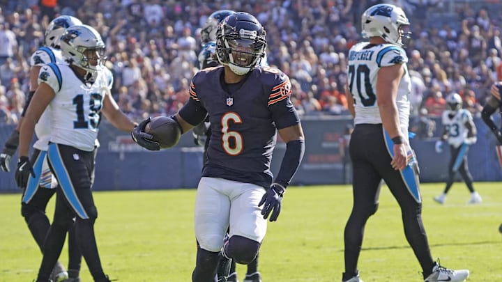 Kyler Gordon comes up with a takeaway against the Patriots. Gordon's status was downgraded to questionable for the opener.