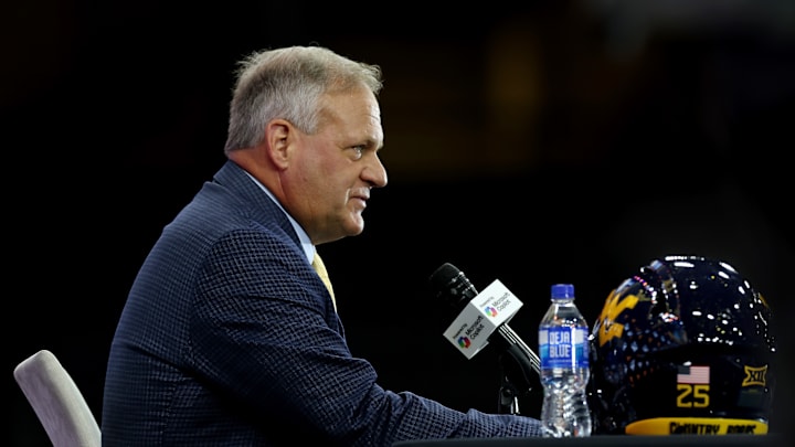 Rich Rodriguez at 2025 Big 12 Football Media Days