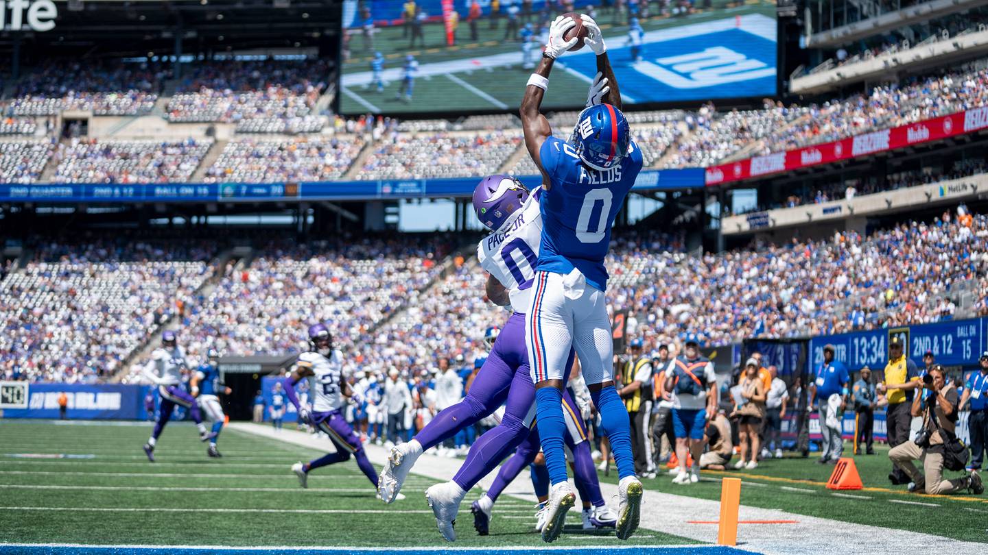 Giants Are Finally Living Up to Their Name, and Malachi Fields Is Exhibit A