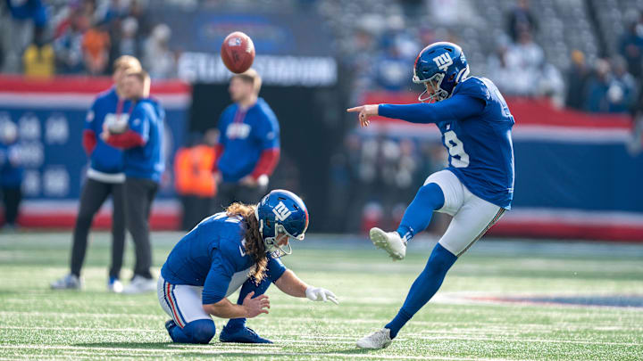 New York Giants place kicker Graham Gano New York Giants place kicker Graham Gano