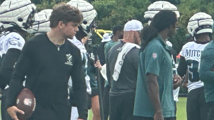 Eagles rookie Cooper DeJean is missing valuable training camp practices while rehabbing a hamstring injury. Eagles rookie Cooper DeJean is missing valuable training camp practices while rehabbing a hamstring injury.