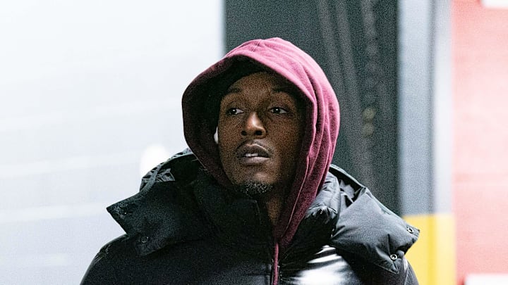 Apr 5, 2022; Toronto, Ontario, CAN; Atlanta Hawks guard Lou Williams (6) arrives against the Toronto