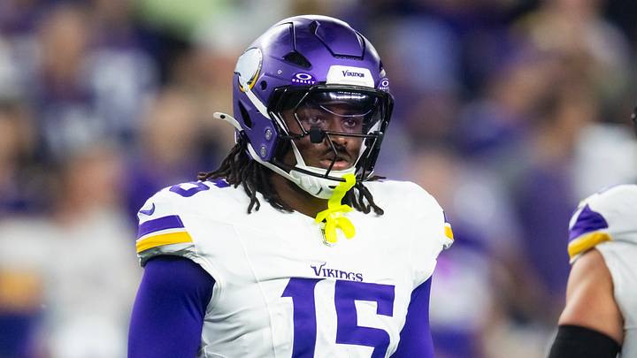 Minnesota Vikings linebacker Dallas Turner Minnesota Vikings linebacker Dallas Turner