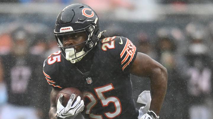 Chicago Bears running back Kyle Monangai