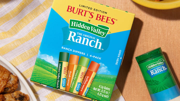 Burt’s Bees x Hidden Valley Ranch Dippers lip balm 4-pack