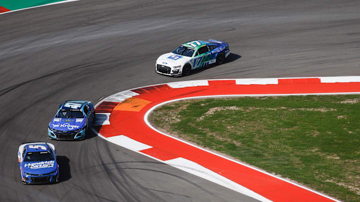 Kyle Larson, Ricky Stenhouse Jr., Chris Buescher, NASCAR