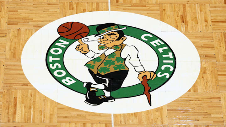 Apr 3, 2022; Boston, Massachusetts, USA; The Boston Celtics logo is seen on the parquet floor at center court before the game between the Boston Celtics and the Washington Wizards at TD Garden. Mandatory Credit: Winslow Townson-Imagn Images Apr 3, 2022; Boston, Massachusetts, USA; The Boston Celtics logo is seen on the parquet floor at center court before the game between the Boston Celtics and the Washington Wizards at TD Garden. Mandatory Credit: Winslow Townson-Imagn Images