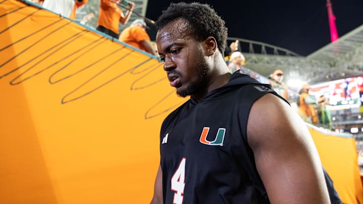 Miami Hurricanes defensive lineman Rueben Bain Jr.