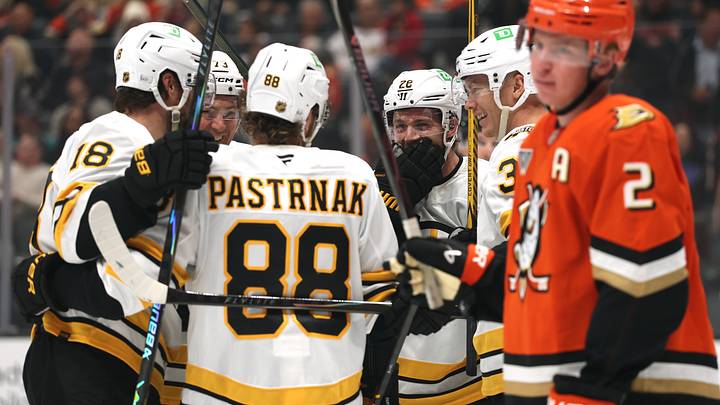 Boston Bruins v Anaheim Ducks