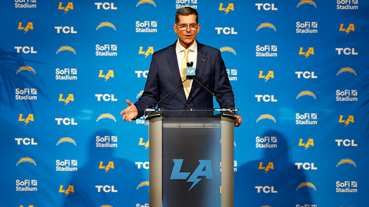 Los Angeles Chargers Introduce Jim Harbaugh As Head Coach
