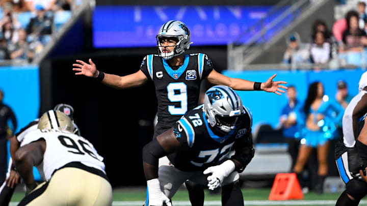 Young threw for 171 yards, with one touchdown and an interception against the Saints.