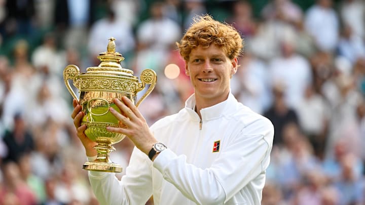 Nike celebrated Jannik Sinner's Wimbledon title on social media. Nike celebrated Jannik Sinner's Wimbledon title on social media.