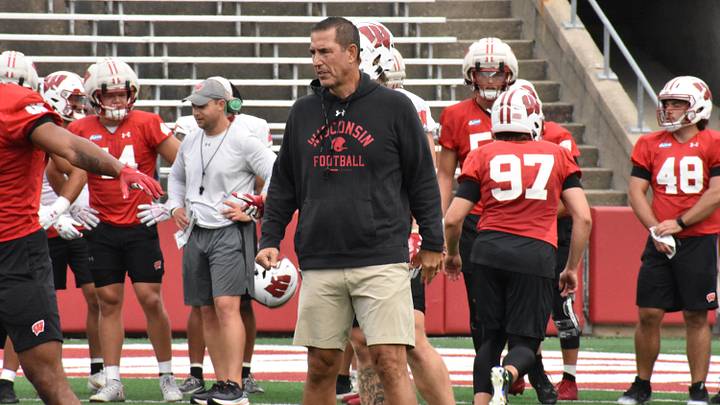 Wisconsin's Luke Fickell. Wisconsin's Luke Fickell.