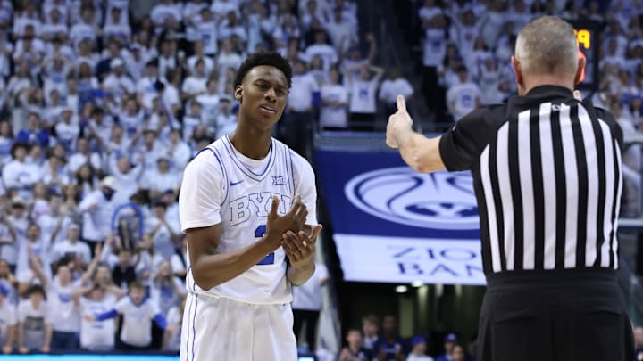 BYU Cougars guard Jaxson Robinson vs. Texas