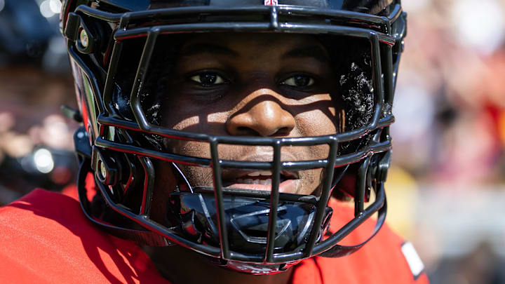 Oct 18, 2025; Tempe, Arizona, USA; Texas Tech Red Raiders linebacker David Bailey (31) against the Arizona State Sun Devils at Mountain America Stadium. Mandatory Credit: Mark J. Rebilas-Imagn Images
