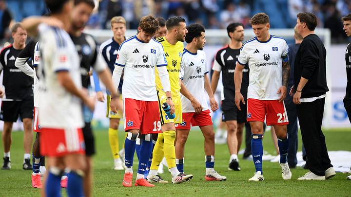 Hängende Köpfe beim Hamburger SV Hängende Köpfe beim Hamburger SV