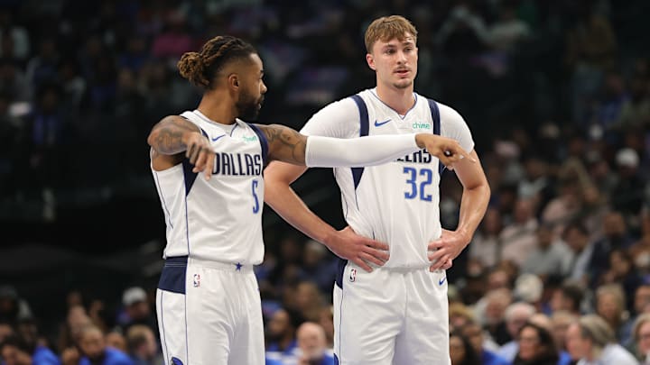 Dallas Mavericks, D'Angelo Russell, Cooper Flagg Dallas Mavericks, D'Angelo Russell, Cooper Flagg
